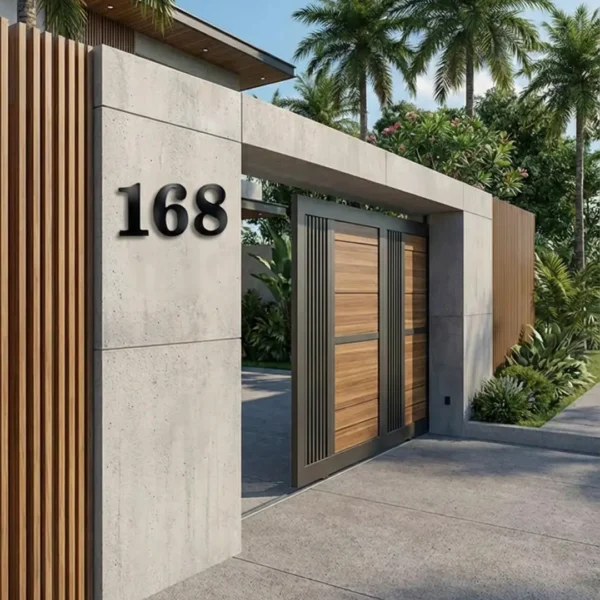 أرقام منازل خارجية من الأكريليك الفاخرة 30 سم