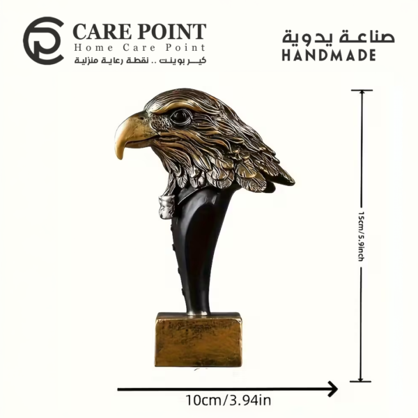 تمثال رأس الصقر للديكور المكتبي